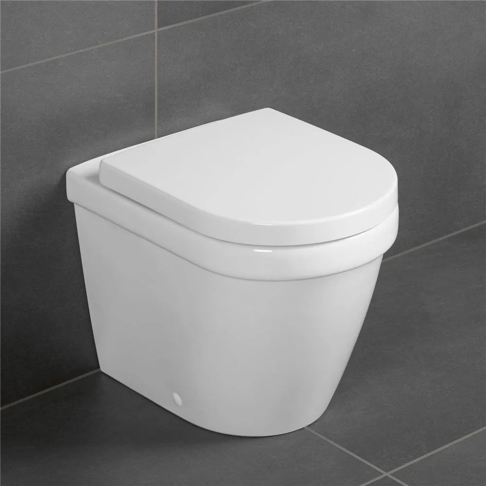 VILLEROY &amp; BOCH Architectura WC sedátko s poklopom, s funkciou QuickRelease a Softclosing, biela alpská, 98M9C101