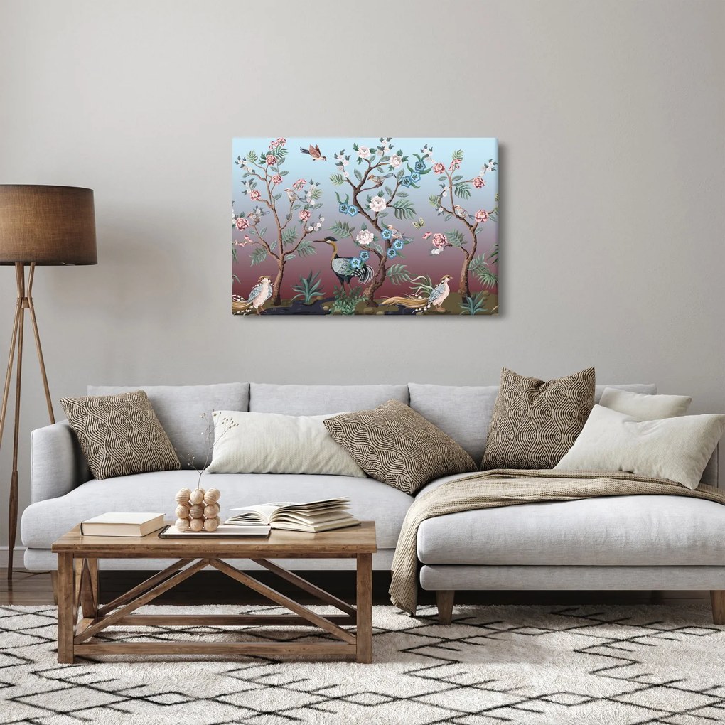 Obraz - Vtáčí park (90x60 cm)