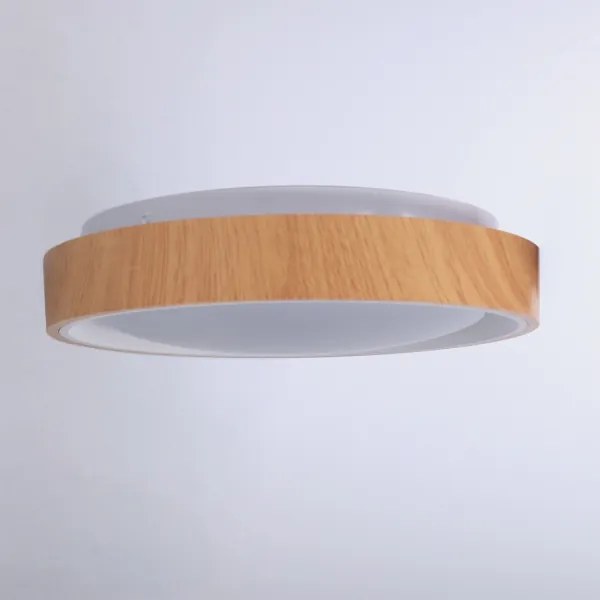 BRILAGI - LED stropné svietidlo FLOCO LED/24W/230V priemer 30 cm drevené/biele