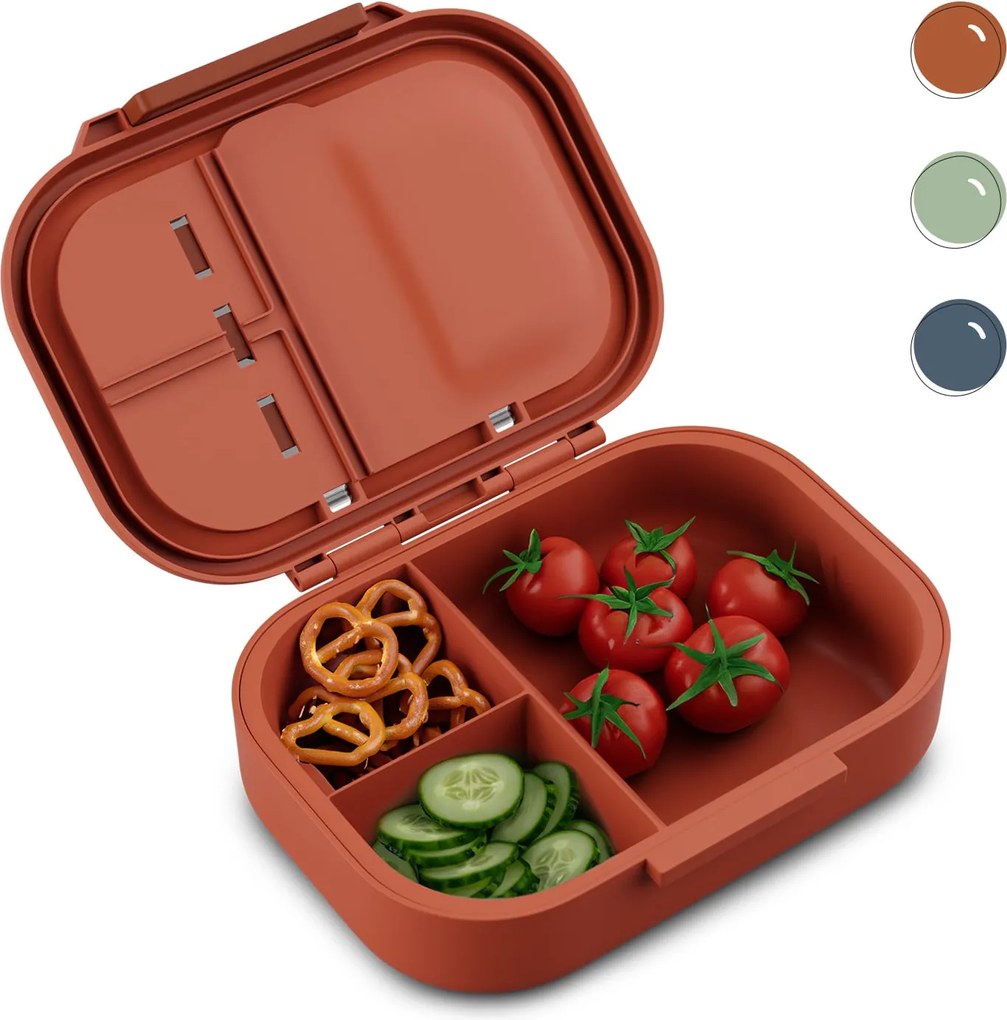 Klarstein Bunko plastový desiatový box s 3 priehradkami