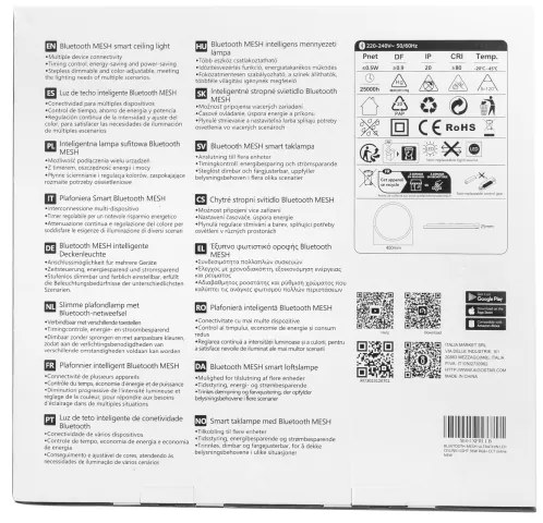 Aigostar - LED RGBW Stmievateľné stropné svietidlo LED/36W/230V 3000-6500K biela +DO