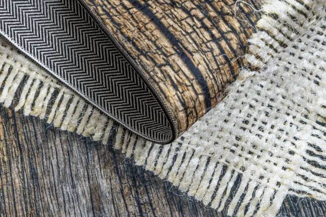 Protišmykový koberec / behúň ANDRE 29040 hnedý / béžový