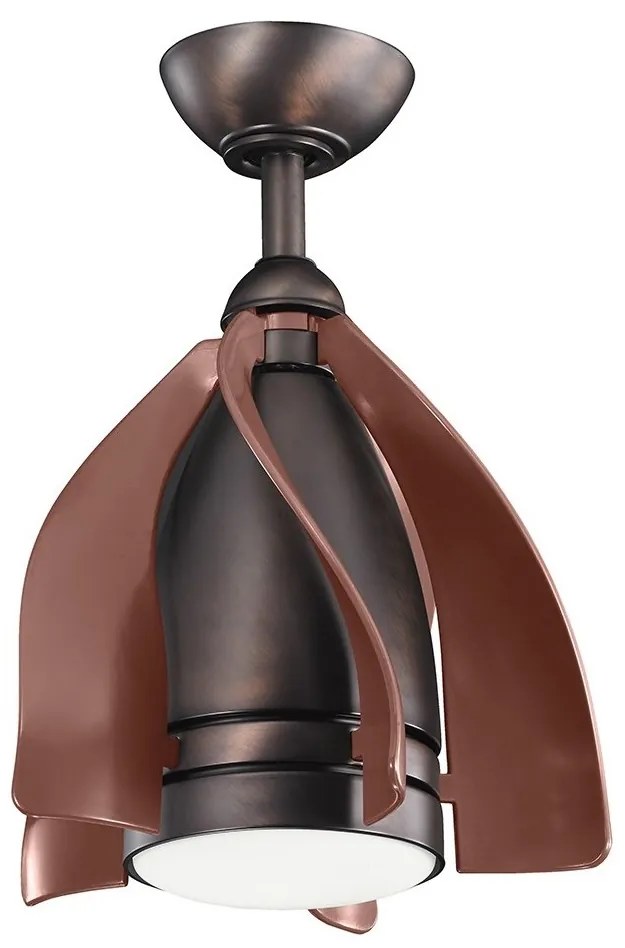 Kichler KLF-TERNA-15-BB-LED Stmievateľný stropný ventilátor TERNA LED/10W/230V+DO