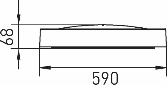 LED Stmievateľné stropné svietidlo SAMER LED/40W/230V 2900-6000K + DO