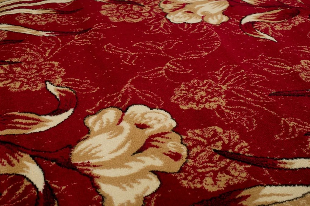 TA Koberec 4491A ČERVENÝ ATLAS PP Rozmer: 180x250 cm