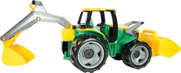 Traktor s lopatou 65 cm zelený/žltý