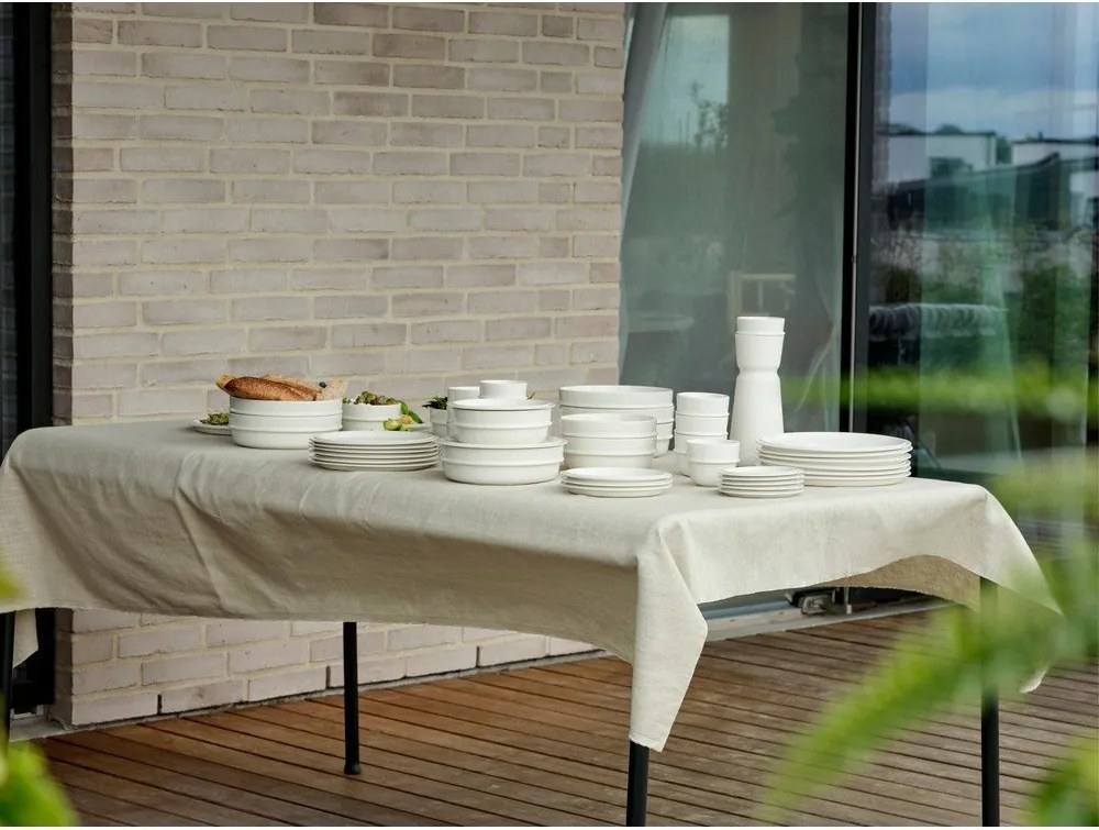 Krémovobiela porcelánová servírovacia miska 1,4 l Eau – Zone