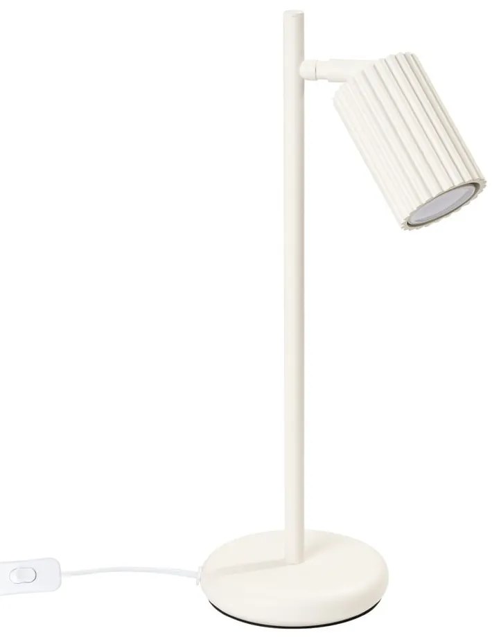 Krémová stolová lampa (výška 43 cm) Gleam – Sollux