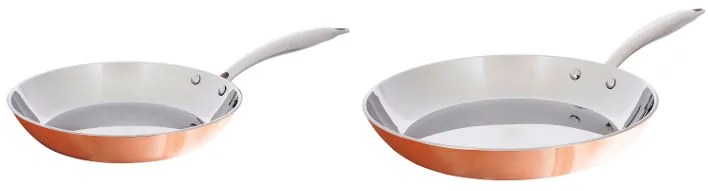 Silvercrest®  Panvica s medenou vrstvou Premium, 24 cm + 28 cm  (800011127)