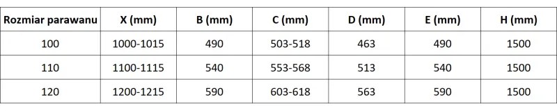 Mexen Mist L, 2-krídlová vaňová zástena 120 x 150 cm, číre sklo, zlatý matný profil, 8A9L-120-011-55-00