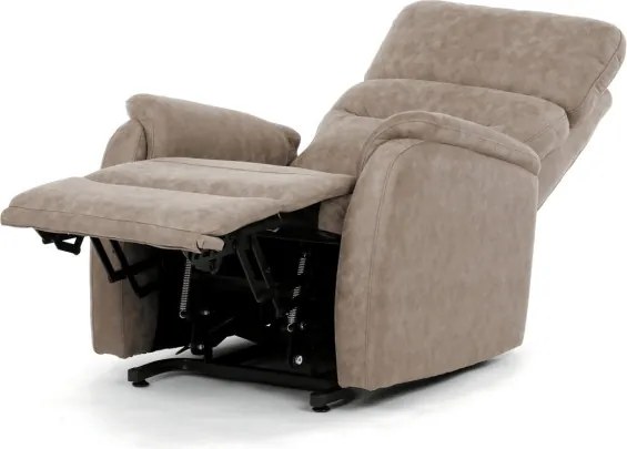 Polohovacie kreslo béžové, elektrické TV-L8904 LAN3
