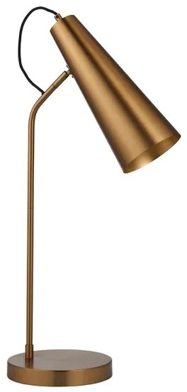 Endon 107527 - Stolná lampa KARNA 1xE27/10W/230V mosadz