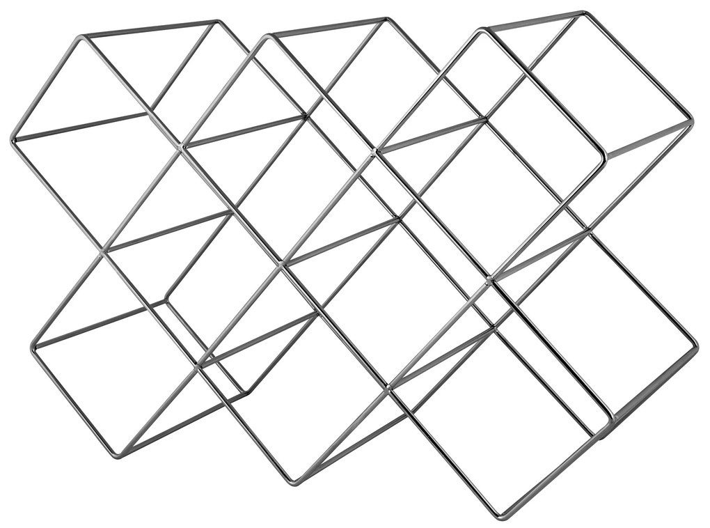 Echtwerk Stojan na víno/Podložka pod hrniec (stojan na víno pre 8 fliaš, čierna) (100332405)