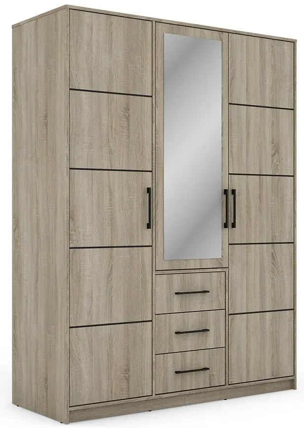 Skriňa Bollate 3 Sonoma