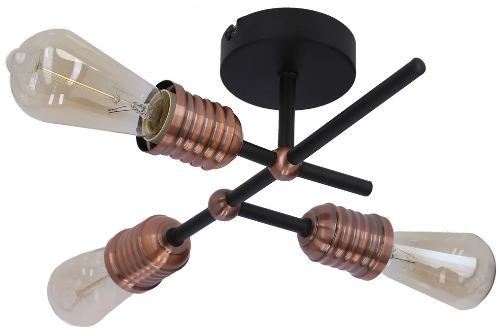 Candellux KIRIMU 3X60W E27 Black 33-66893