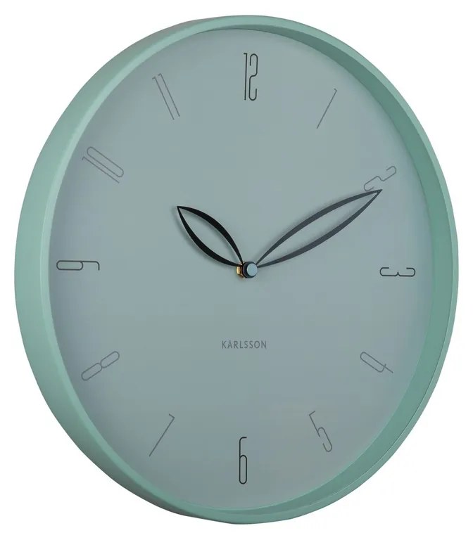 Karlsson 6012BL dizajnové nástenné hodiny modrá, pr. 40 cm