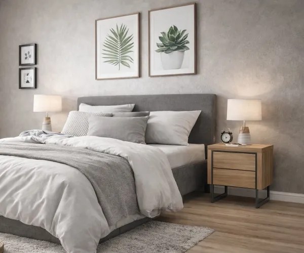 Nočný stolík ZARINE dub