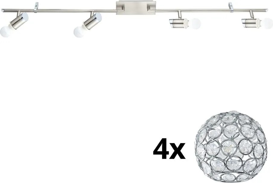 Eglo - LED Bodové svietidlo MY CHOICE 4xE14/4W/230V chróm