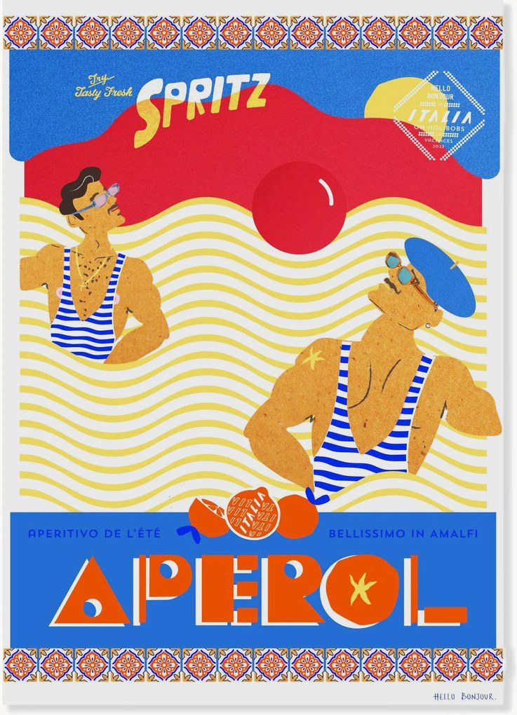 Plagát Hello Bonjour - En Vacances