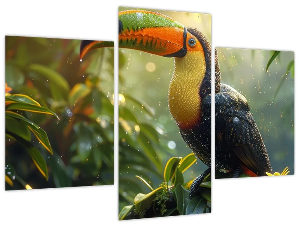Obraz - Tukan (90x60 cm)