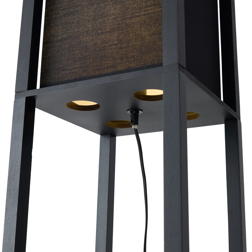 Moderná stojaca lampa čierna - Stojan