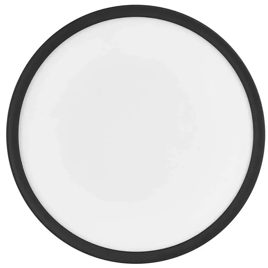 LED Stropné svietidlo FLORI LED/18W/230V 4000K čierna pr. 29 cm