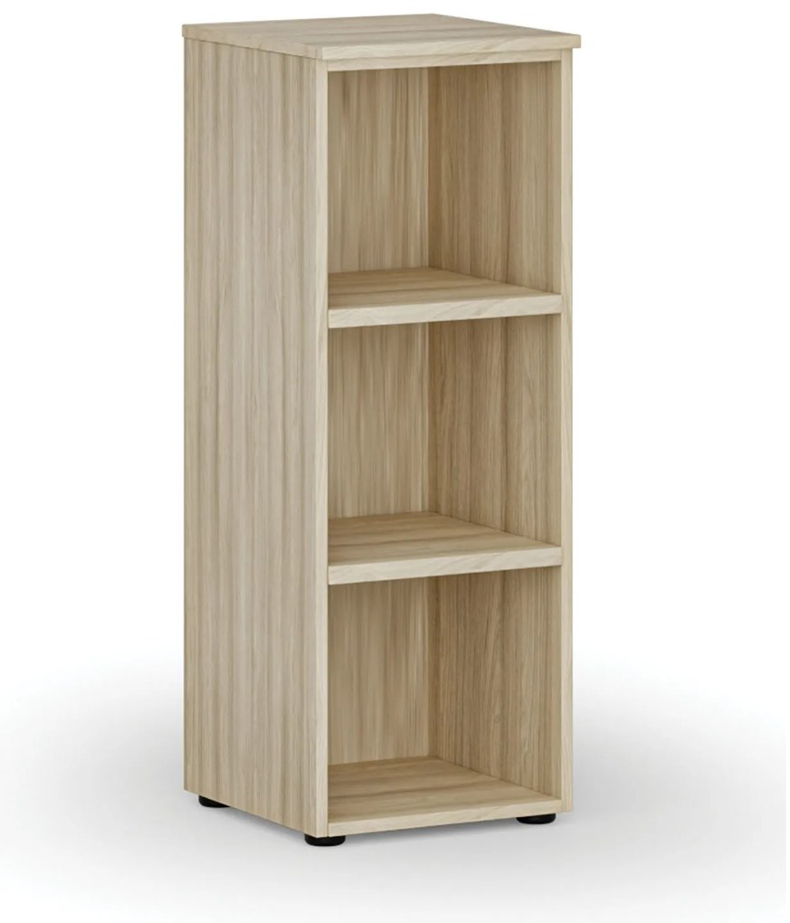 Kancelársky regál PRIMO WOOD, 400 x 420 x 1087 mm, dub prírodný