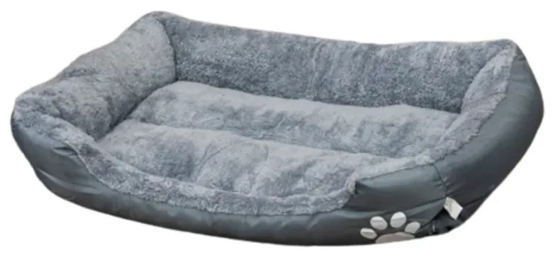 Pet bed, veľkosť S, tmavosivá-svetlosivá farba pre psa / mačku