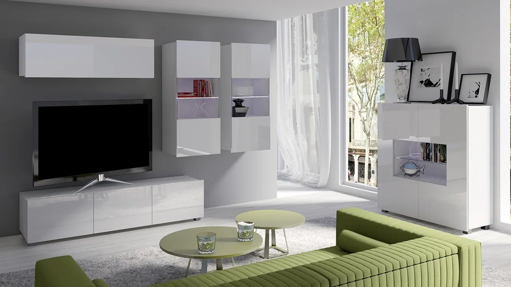 MEBLINE Moderná obývacia stena CALABRIA 6