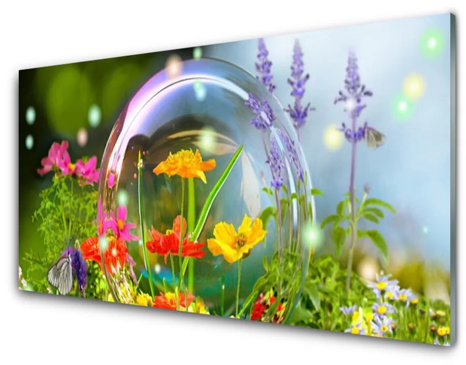 Nástenný panel  Kvety rastlina príroda 140x70 cm