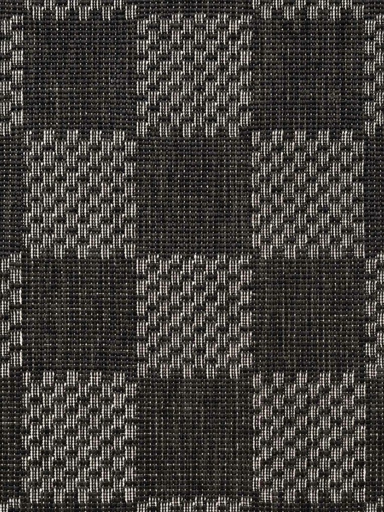 Ted Baker, Kusový koberec Ted Baker Haringey 106385 Black White, 80x200, čiernobiela, chodba / predsieň