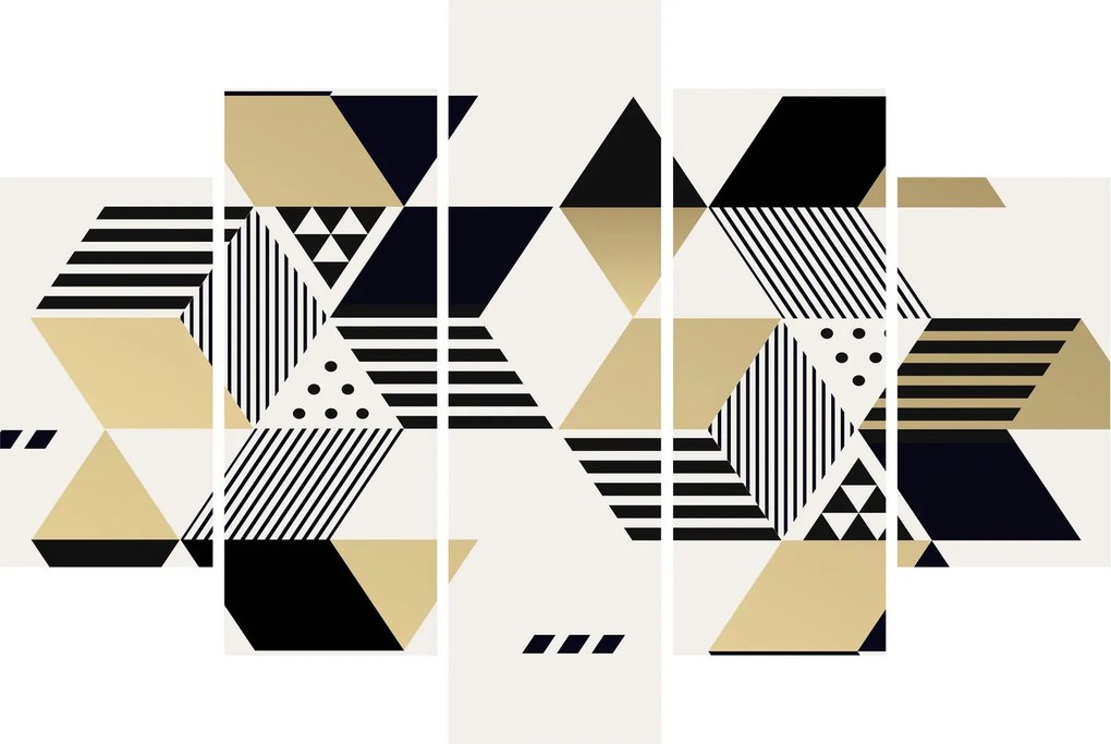 Obraz - Geometrické tvary N⁰1 (150x105 cm)