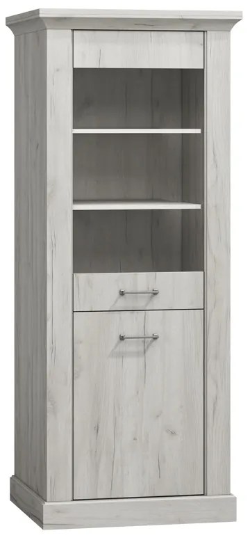 ATALIENKA AP-11 vitrínová skrinka, biely kraft