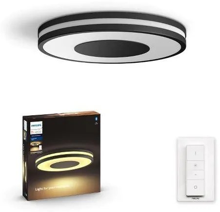 PHILIPS HUE Prisadené stropné LED inteligentné osvetlenie HUE BEING s vypínačom, 27W, teplá biela-studená biela,