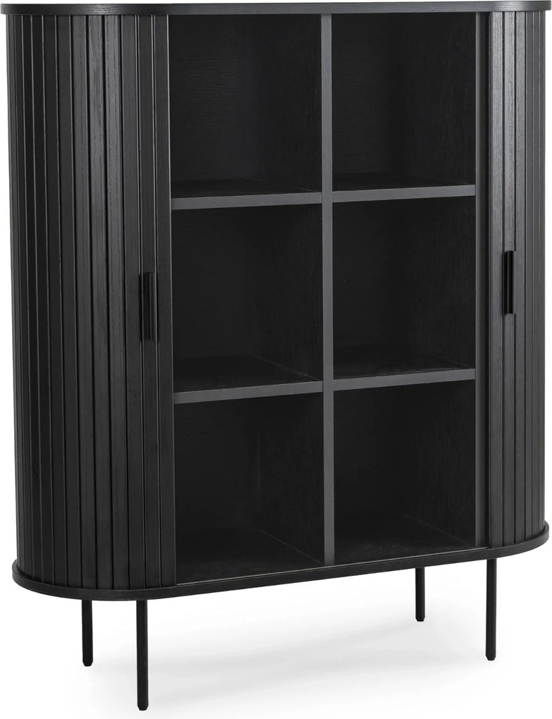 Komoda Trish 100 cm čierna