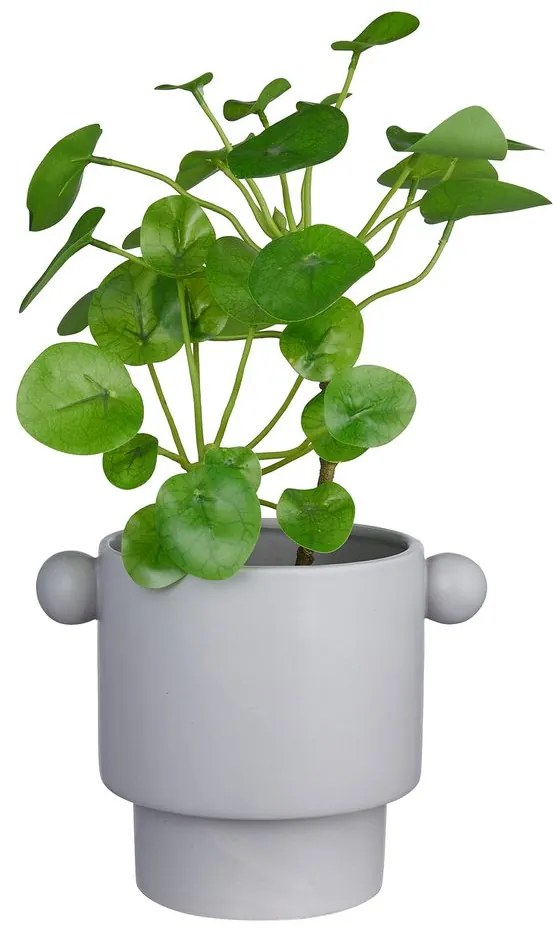 HANDLE Kvetináč 18 cm - sivá