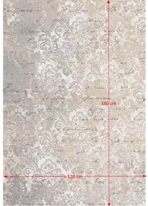 Koberec Balin 120x180 cm - béžová / vzor