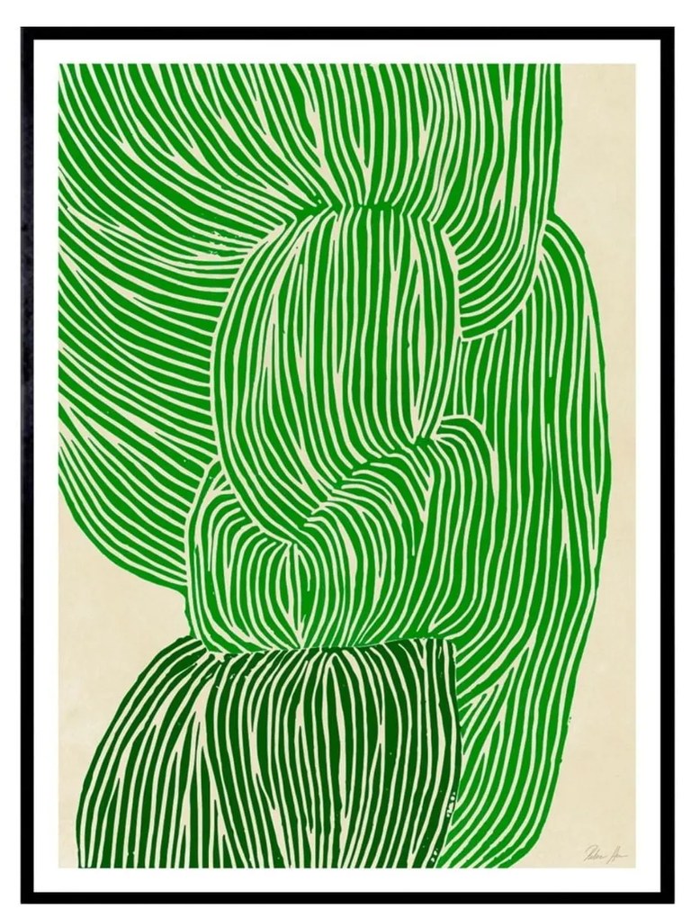 THE POSTER CLUB Autorský mini plagát Green Ocean by Rebecca Hein A5