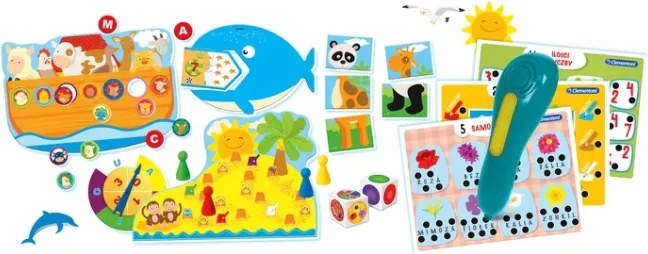 Hovoriace pero 50 vzdelávacích hier Učím sa hrať poľský jazyk Clementoni 50650