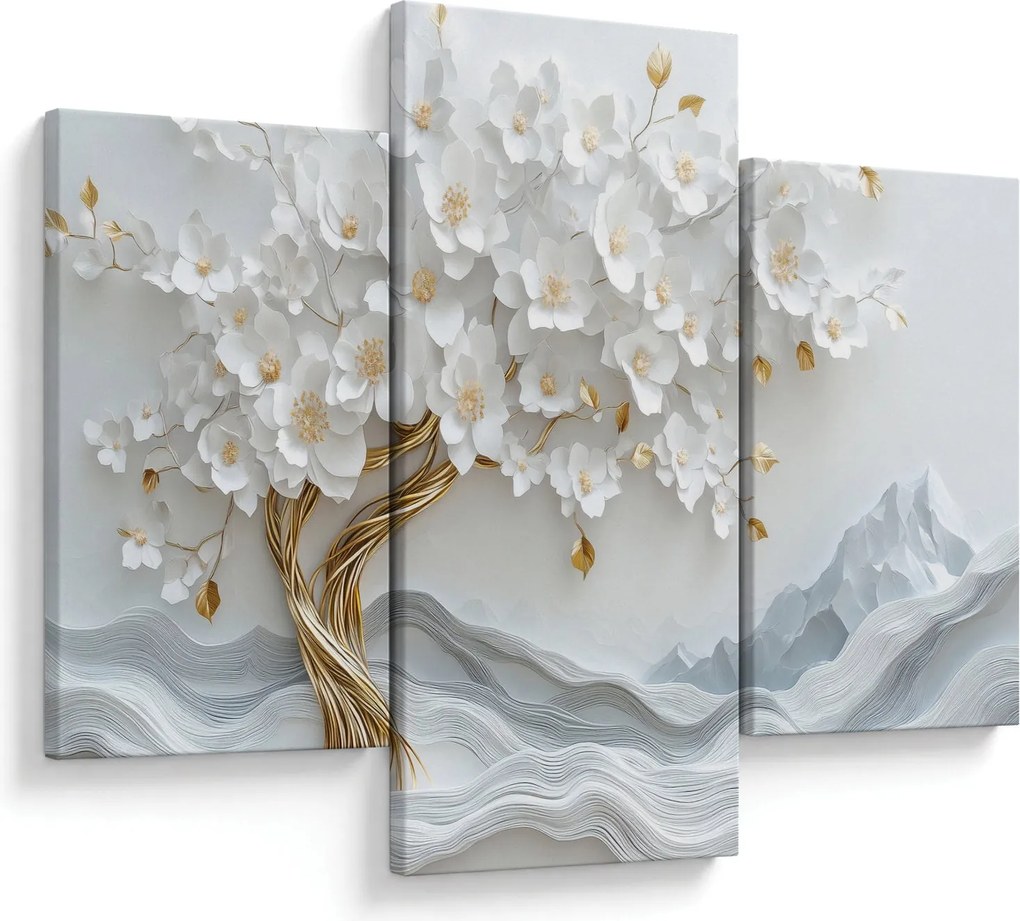Obraz – 3D elegantný strom života (90x60 cm)