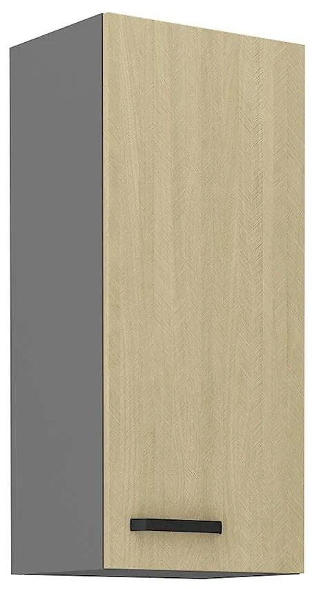 Kuchynská skrinka SCANDI jedľa/antracitová 40g-90 1f