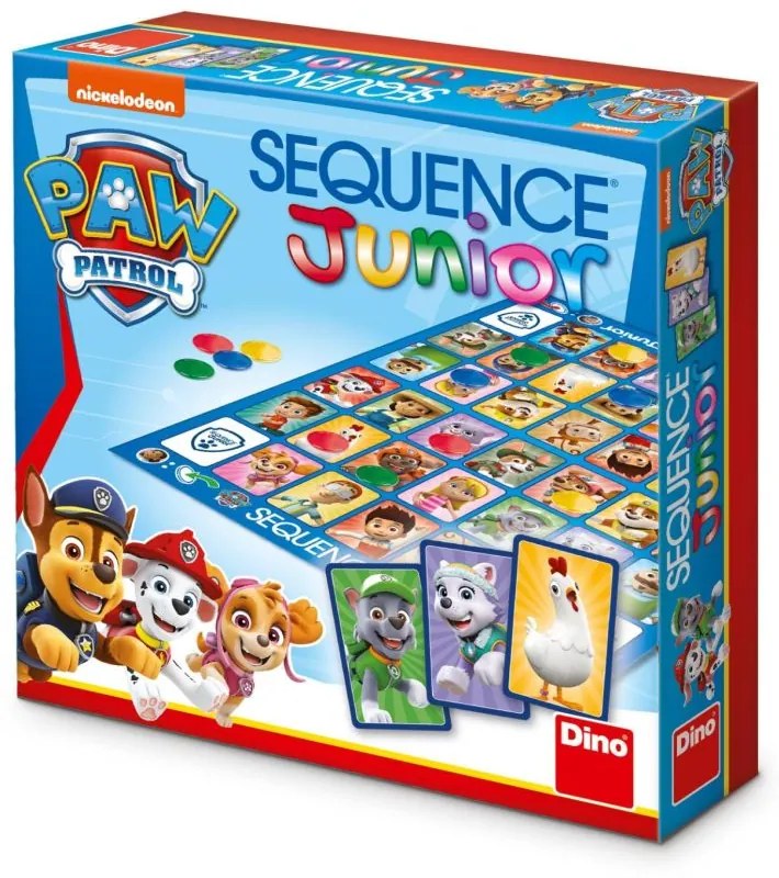 Sequence Junior Tlapková patrola/Paw patrol spoločenská hra