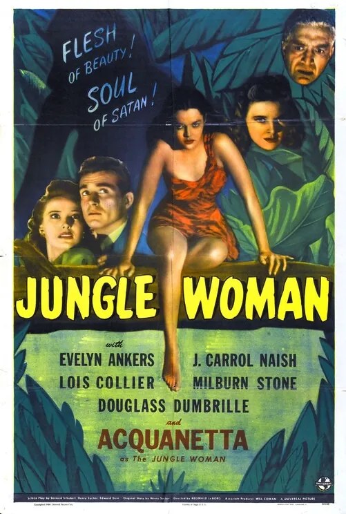 Ilustrácia Jungle Woman Poster