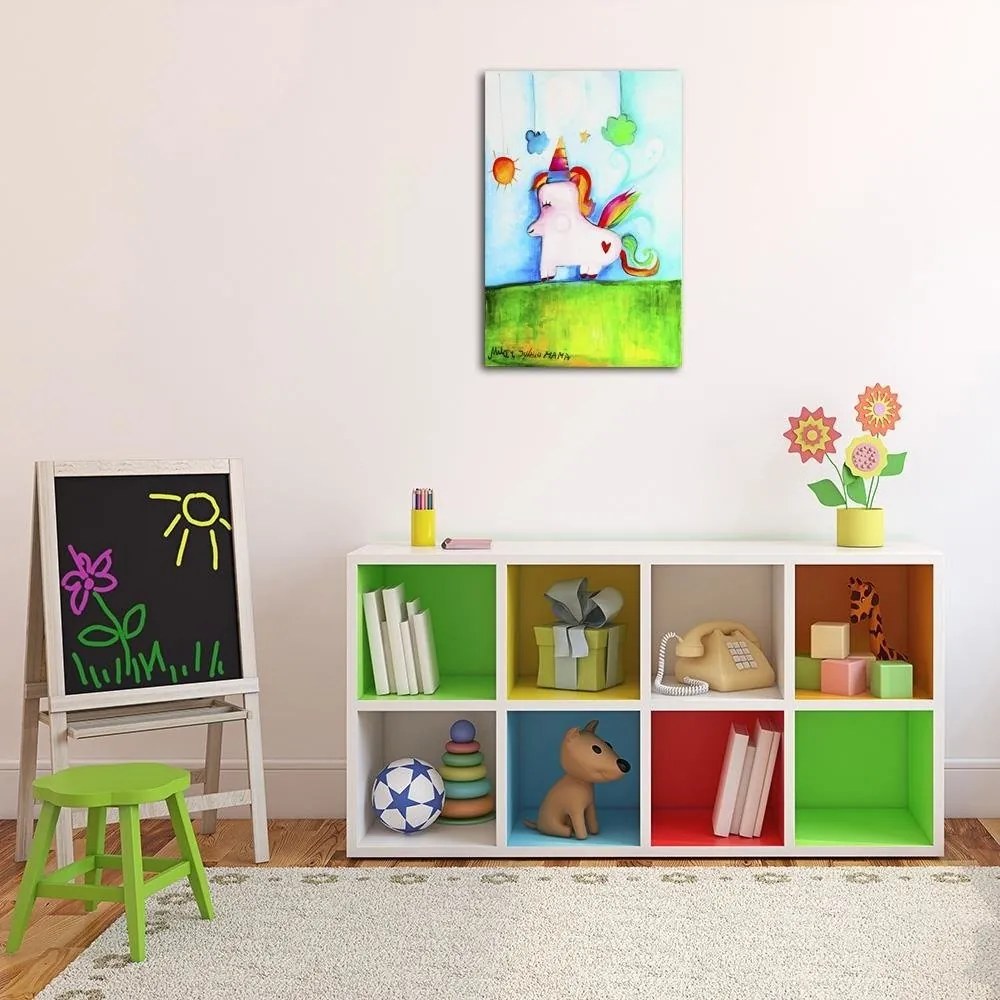 Gario Obraz na plátne Jednorožec Rozmery: 40 x 60 cm