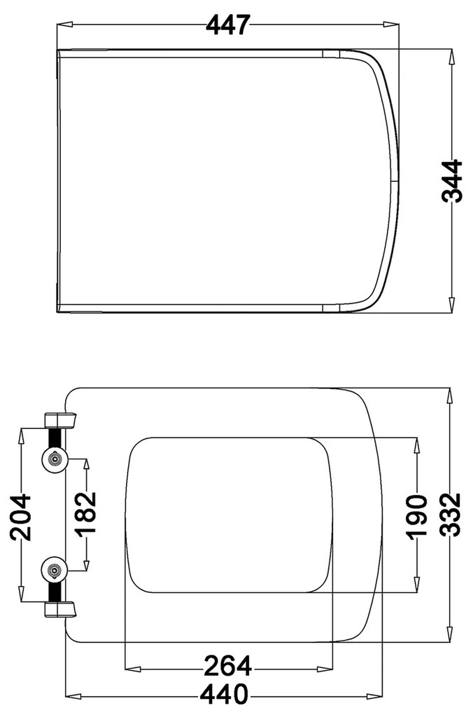 Isvea Isvea, SOLUZIONE WC sedátko, Soft Close, biela (Purity), 40S30700I