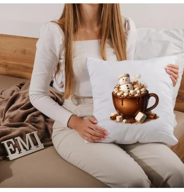 Vianočný vankúš Choco 40x40 cm EMI