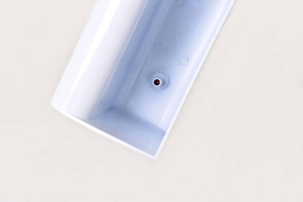 Balkónový hrantík BALKONA CLASSICO, plast, šírka 80 cm, biely lesk