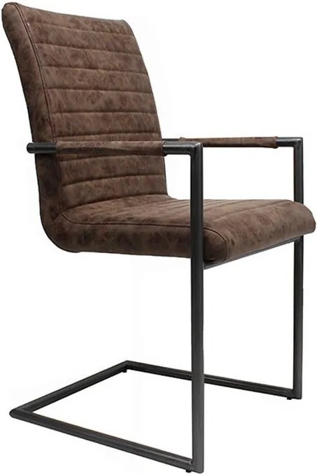 Hnedá stoličky / kreslo Industrial - 48*97 cm