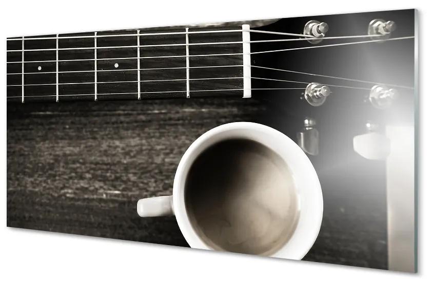 Obraz plexi Coffee gitara 140x70 cm