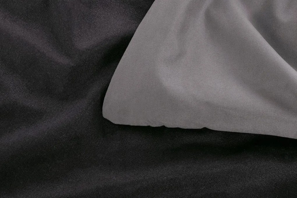 Obliečky z mikrovlákna LANTA sivo-čierne Rozmer obliečky: 70 x 80 cm | 140 x 200 cm